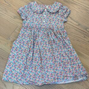 EUC JoJo Maman Bebe fruit and floral short sleeve dress, size 5-6